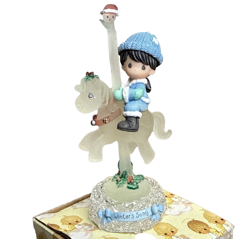 Z8-2000 Enesco Precious Moments Autumn's Praise Carousel Horse Figurine‎ 843725